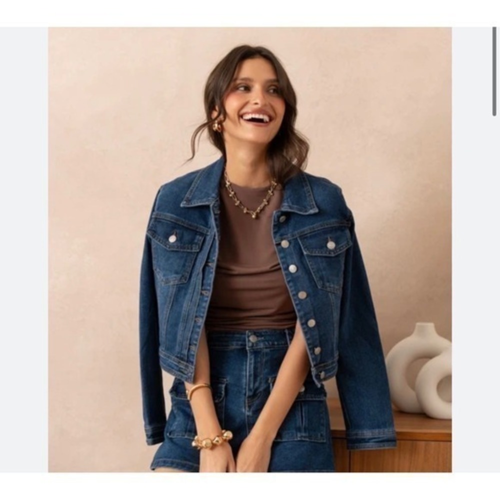 Women's Vivid Fashion Denim Jacket – Size Extra Small – NWT